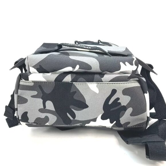 BALENCIAGA 6440312 Camouflage Army Backpack Shoulder Bag 2WAY Backpack - Picture 9 of 14
